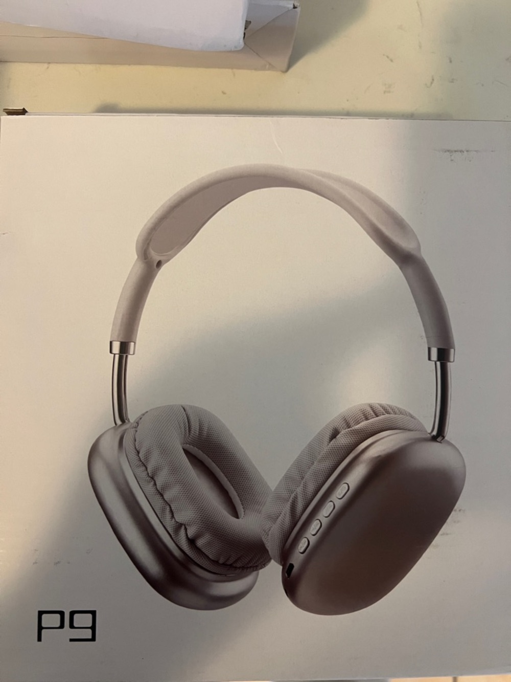 Over-Ear Wireless Headphones — Light Gray